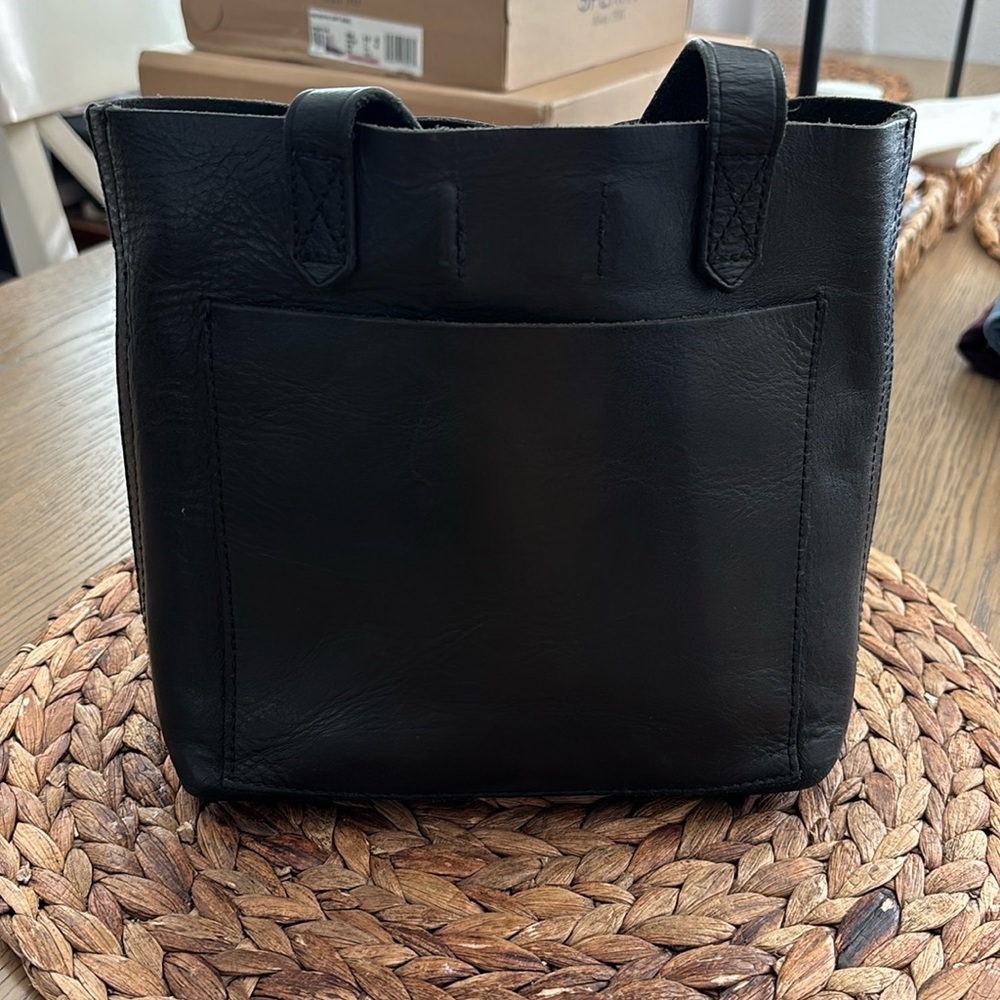 Madewell Classic Black Leather Crossbody Bag